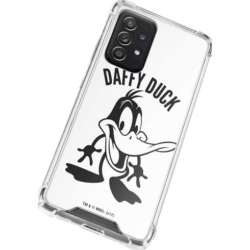 Looney Tunes Daffy Duck Big Head Galaxy A72 5G Clear Case